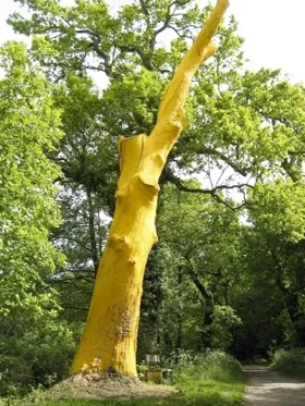 Landart — Goldener Baum I